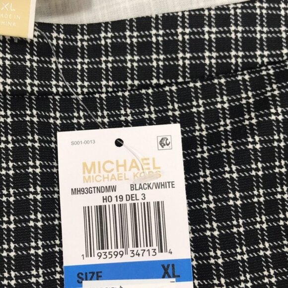 Michael Kors Cropped Checked Pants - Picture 8 of 10